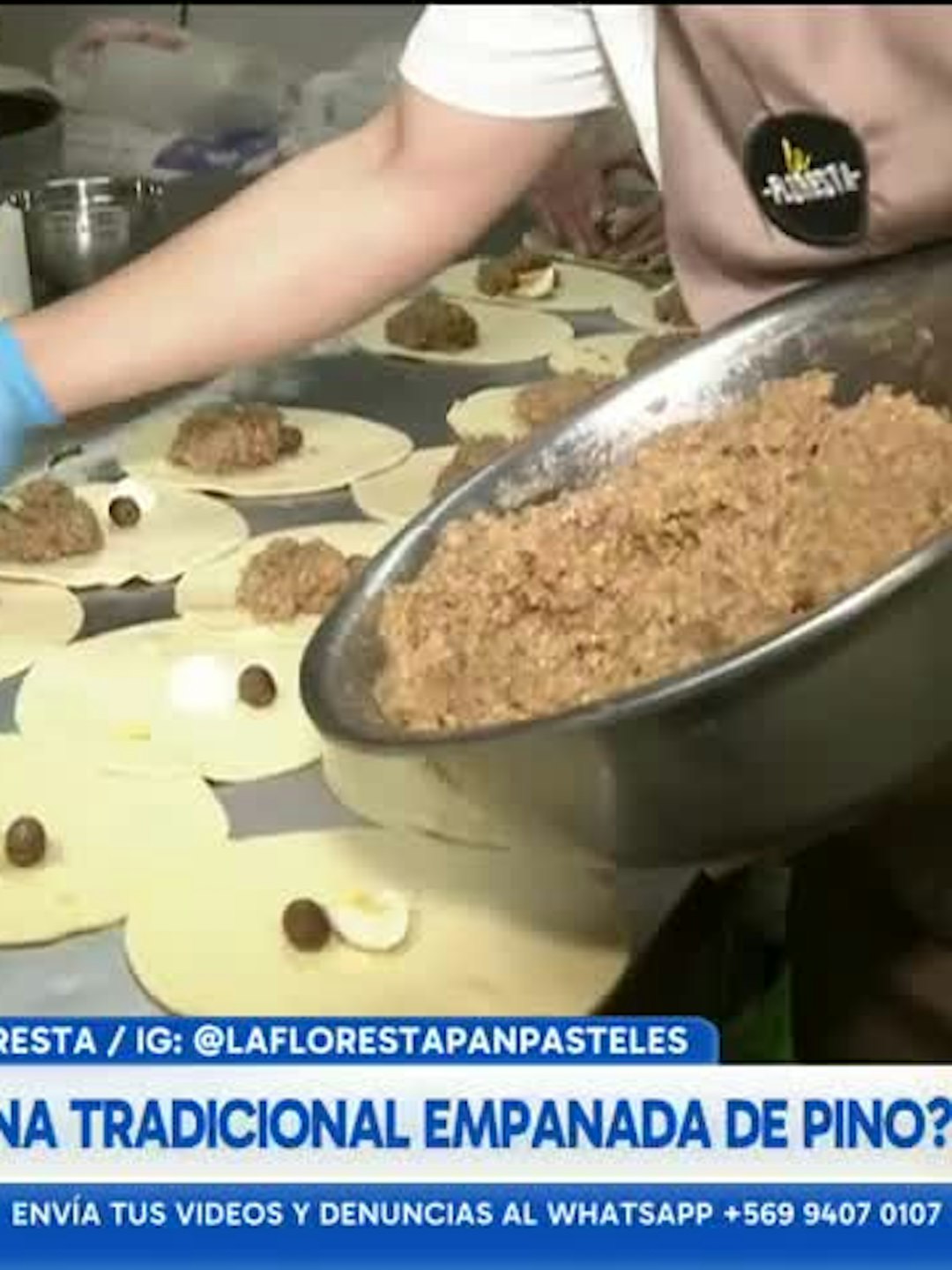 ¿Cómo se prepara la tradicional empanada de pino?