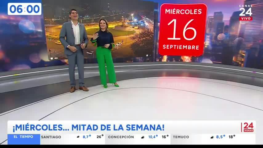 24 Horas Tu Mañana - Miércoles 16 de septiembre de 2026