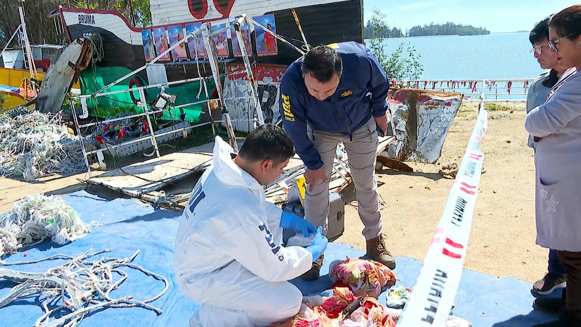 PDI analiza restos encontrados en escombros del Bruma