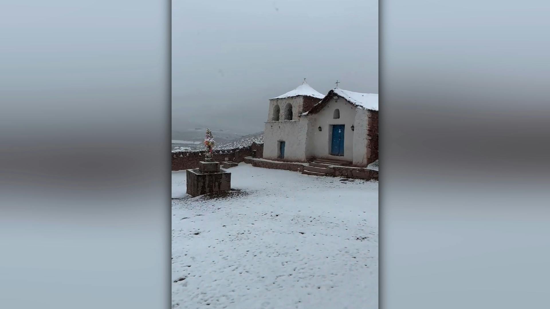 ¡Atención! Alerta preventiva por nieve en la región de Antofagasta