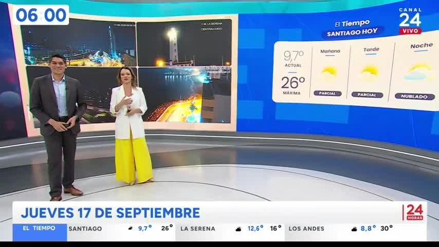 24 Horas Tu Mañana - Jueves 17 de septiembre de 2026