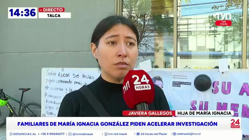 Familiares de Concejala Desaparecida se manifestaron desde la Fiscalía Regional