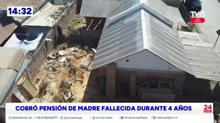 Cobraba pensión de su madre fallecida