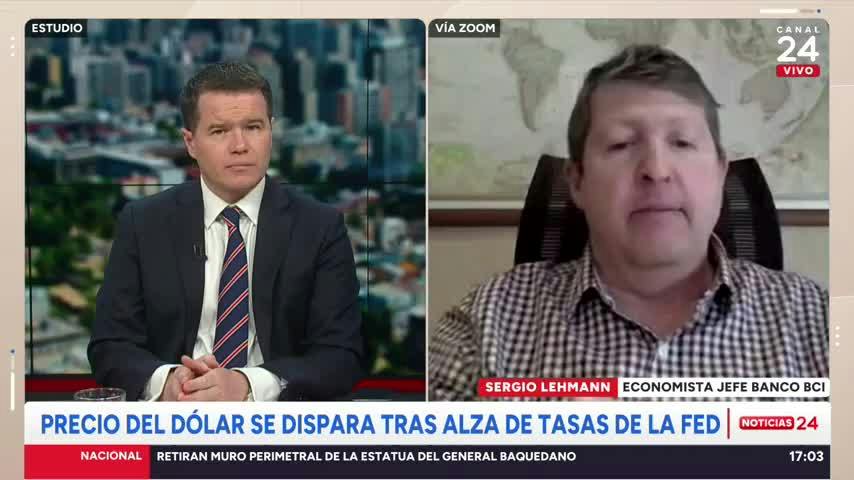 Sergio Lehmann y economía chilena: “Hay un riesgo que señala el Banco Central que esta recuperación puede ser incluso más lenta”