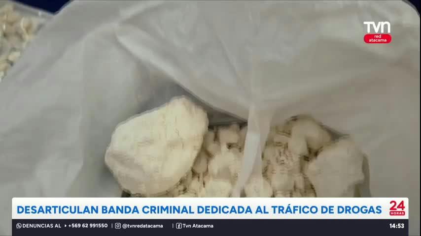 Copiapó: Desarticulan banda criminal dedicada al tráfico de drogas