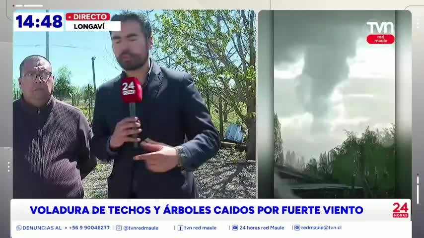 Dos viviendas afectadas en Longaví