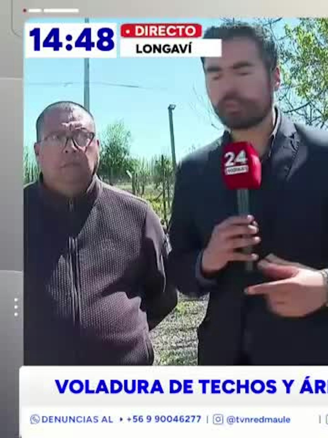 Dos viviendas afectadas en Longaví