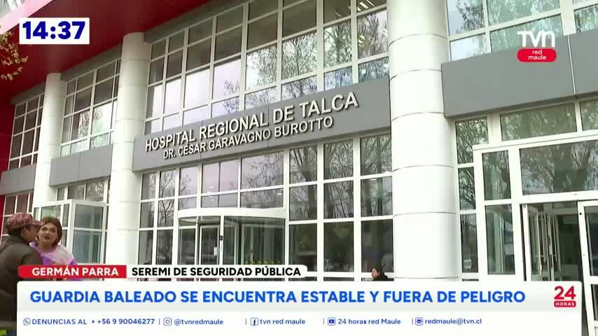 Guardia baleado en Mall Plaza Maule permanece grave