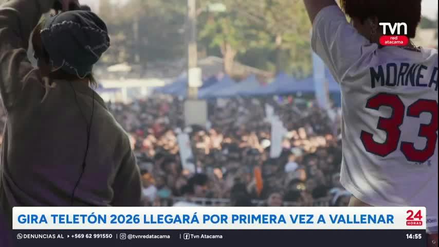 Gira Teletón 2026 llegará por primera vez a Vallenar