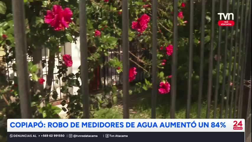 Copiapó: Robo de medidores de agua aumentó un 84%