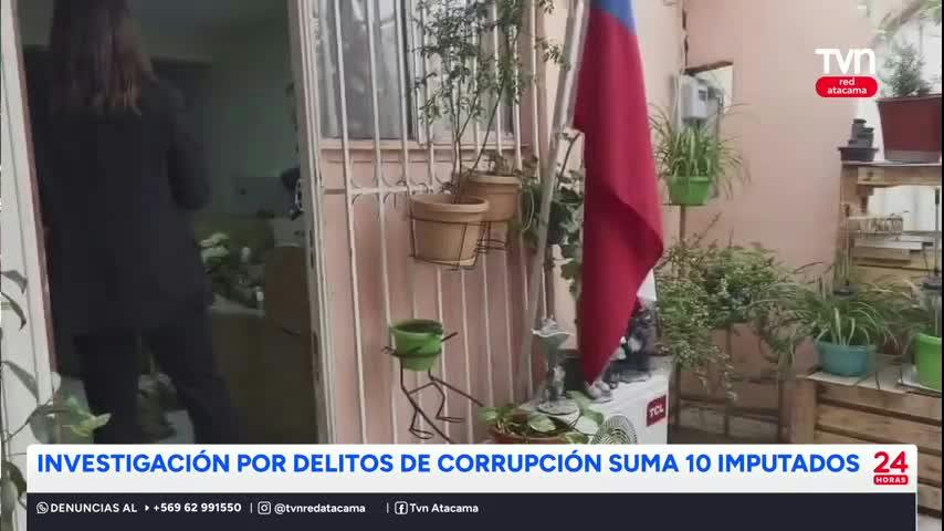 Investigación por delitos de corrupción suma 10 imputados