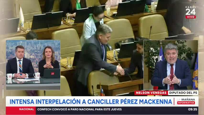 Diputado Nelson Venegas: "El canciller está debilitado absolutamente"