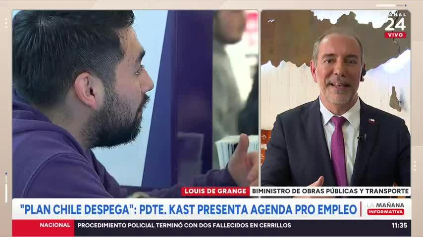 Ministro de Grange afirma que proyecto de cable chino "sigue su curso natural"