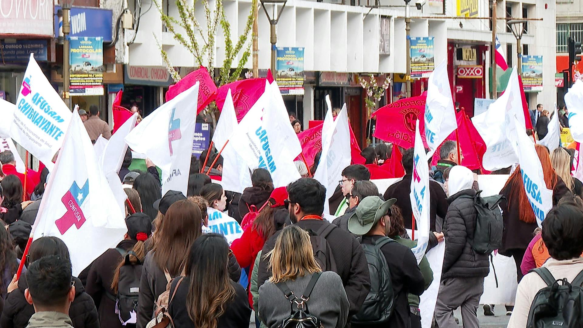 Marcha de la Confusam en Concepción