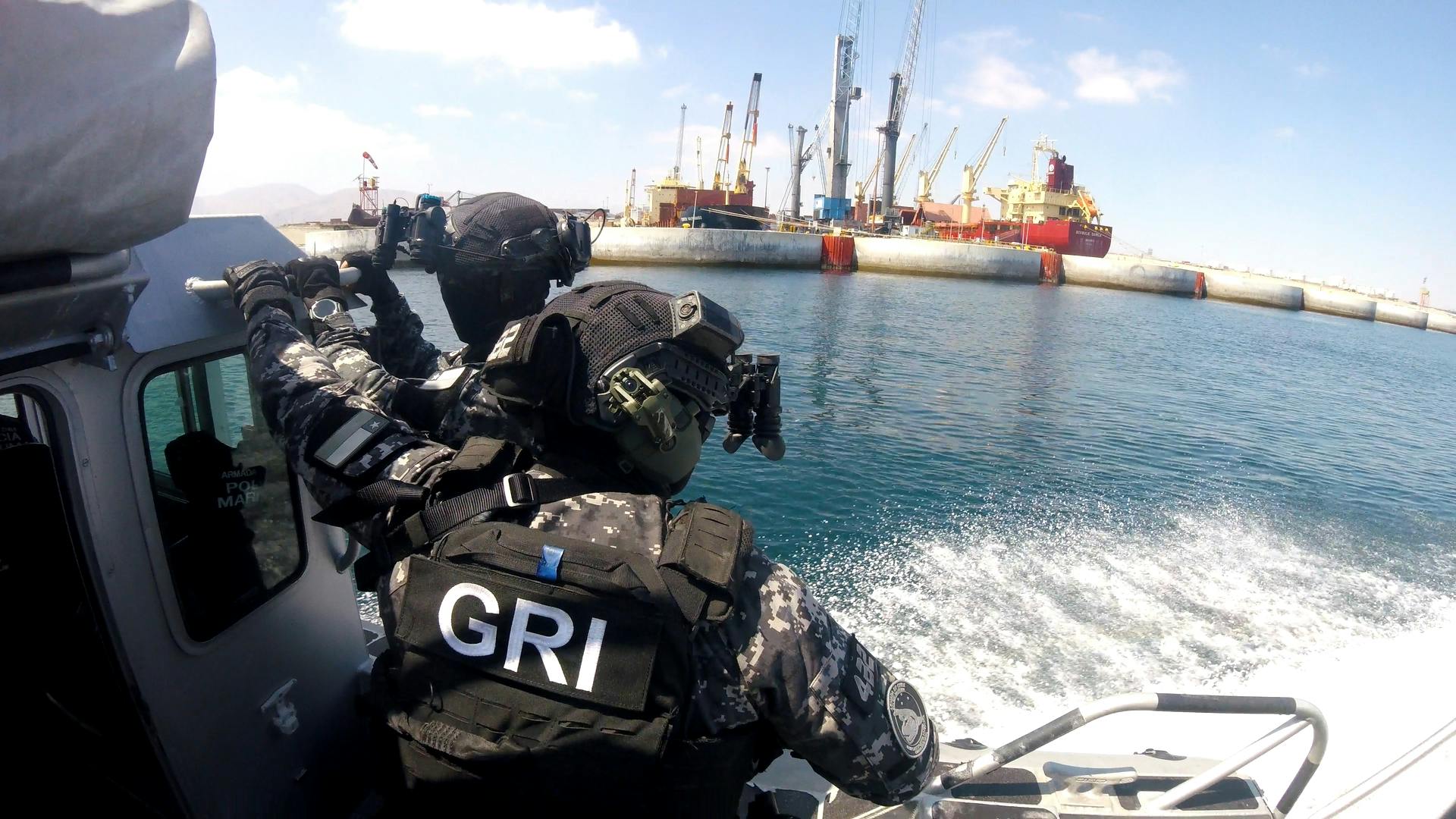 Refuerzan seguridad marítima: Simulacro de hallazgo de droga en Mejillones