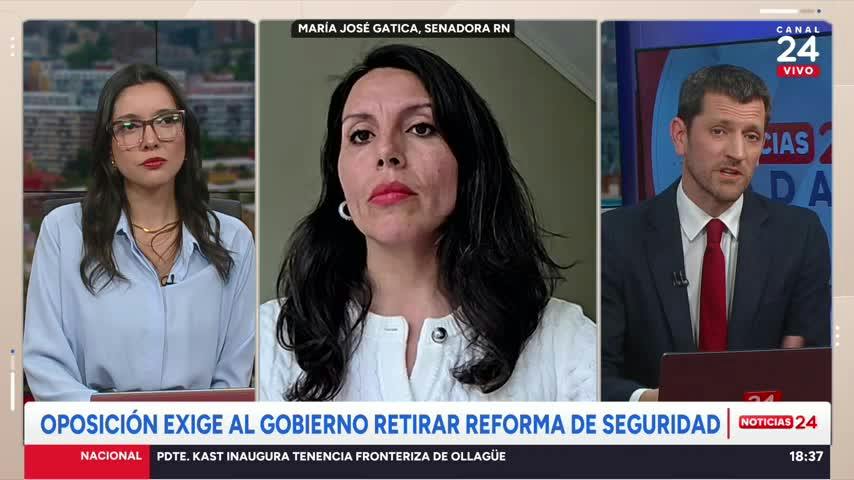 Senadora Gatica: “Espero que se hagan los cambios que correspondan por el bien del Presidente, hay algo que no se está haciendo bien”