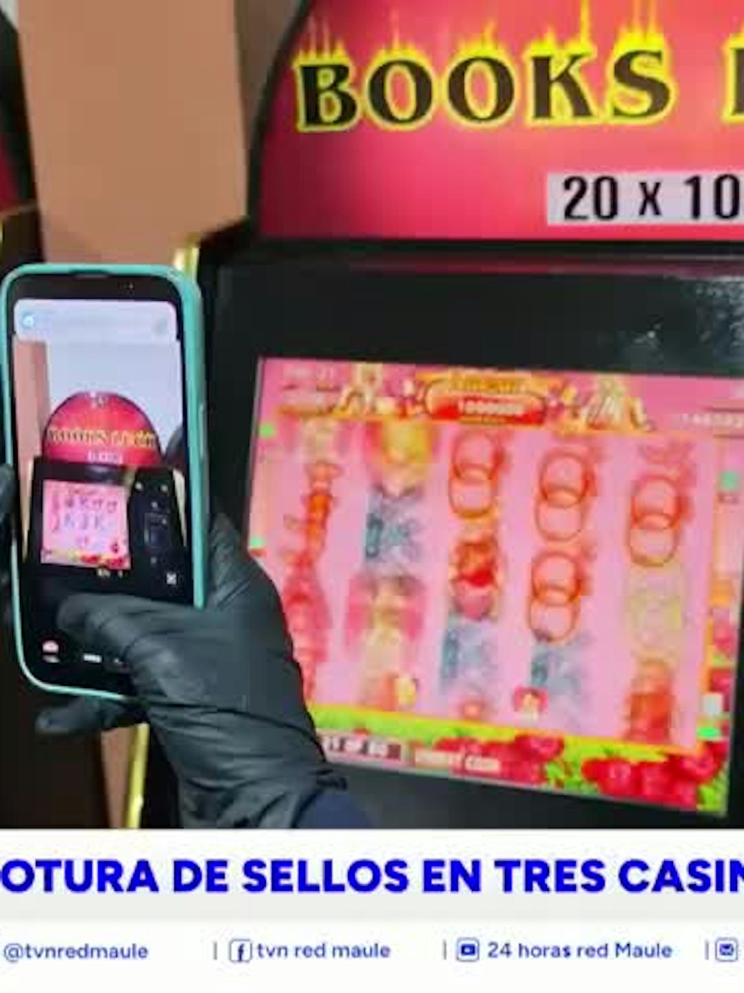 Querella por rotura de sellos en Casinos Ilegales