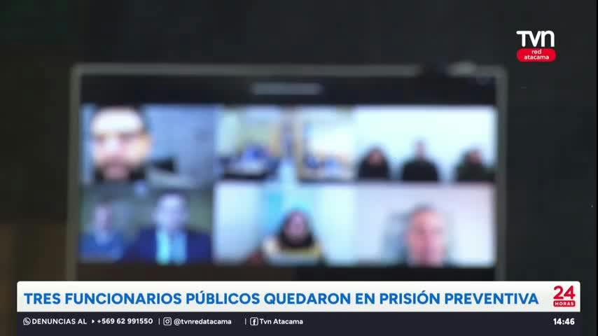 Tres funcionarios públicos quedaron en prisión preventiva