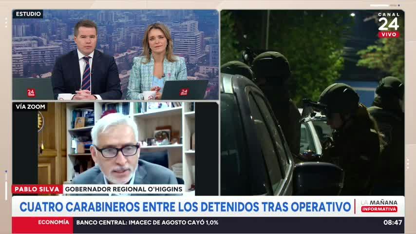 "Quiroz no conoce la región": gobernador de O’Higgins por recortes en proyecto de Presupuesto 2027