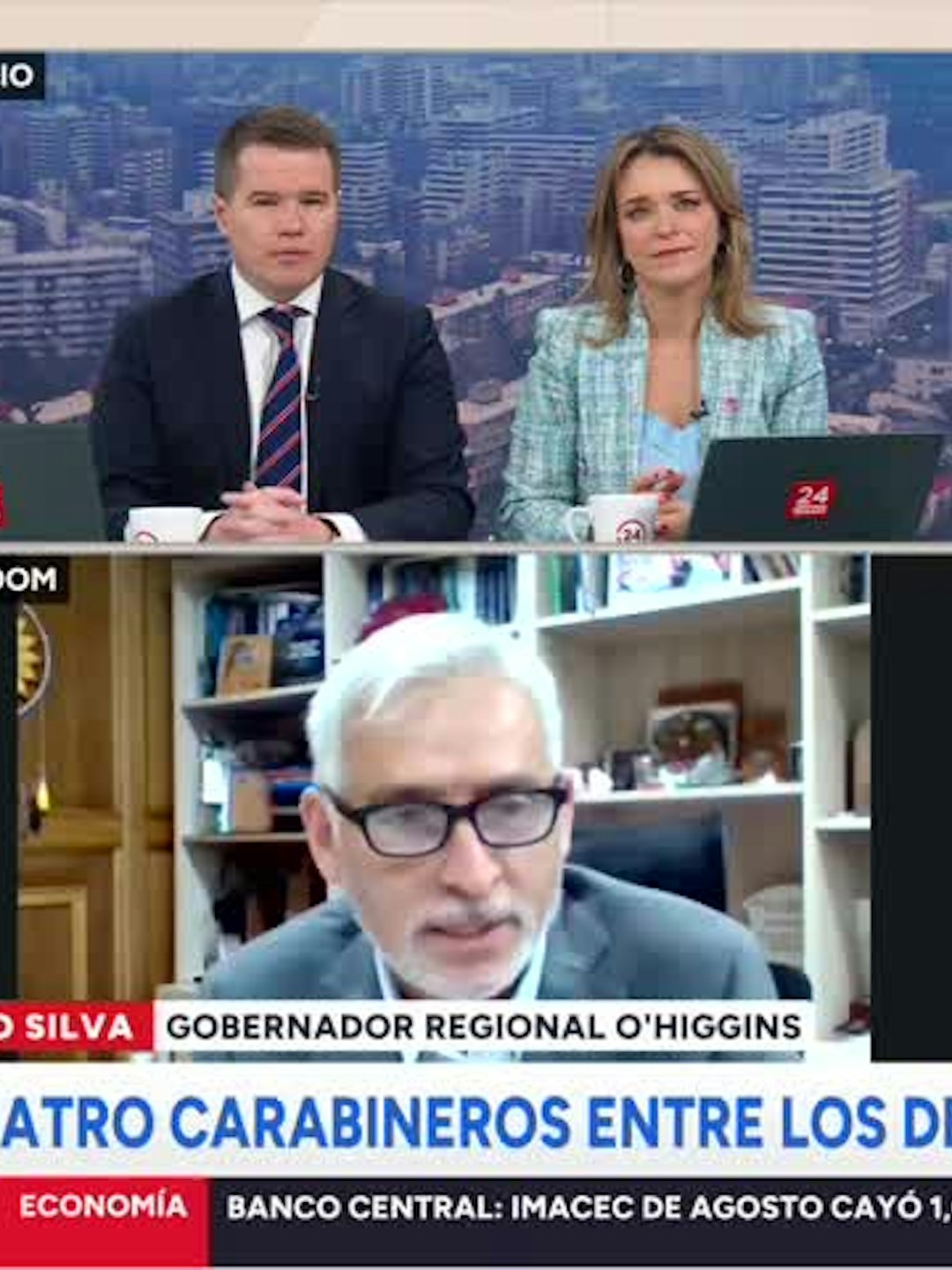"Quiroz no conoce la región": gobernador de O’Higgins por recortes en proyecto de Presupuesto 2027