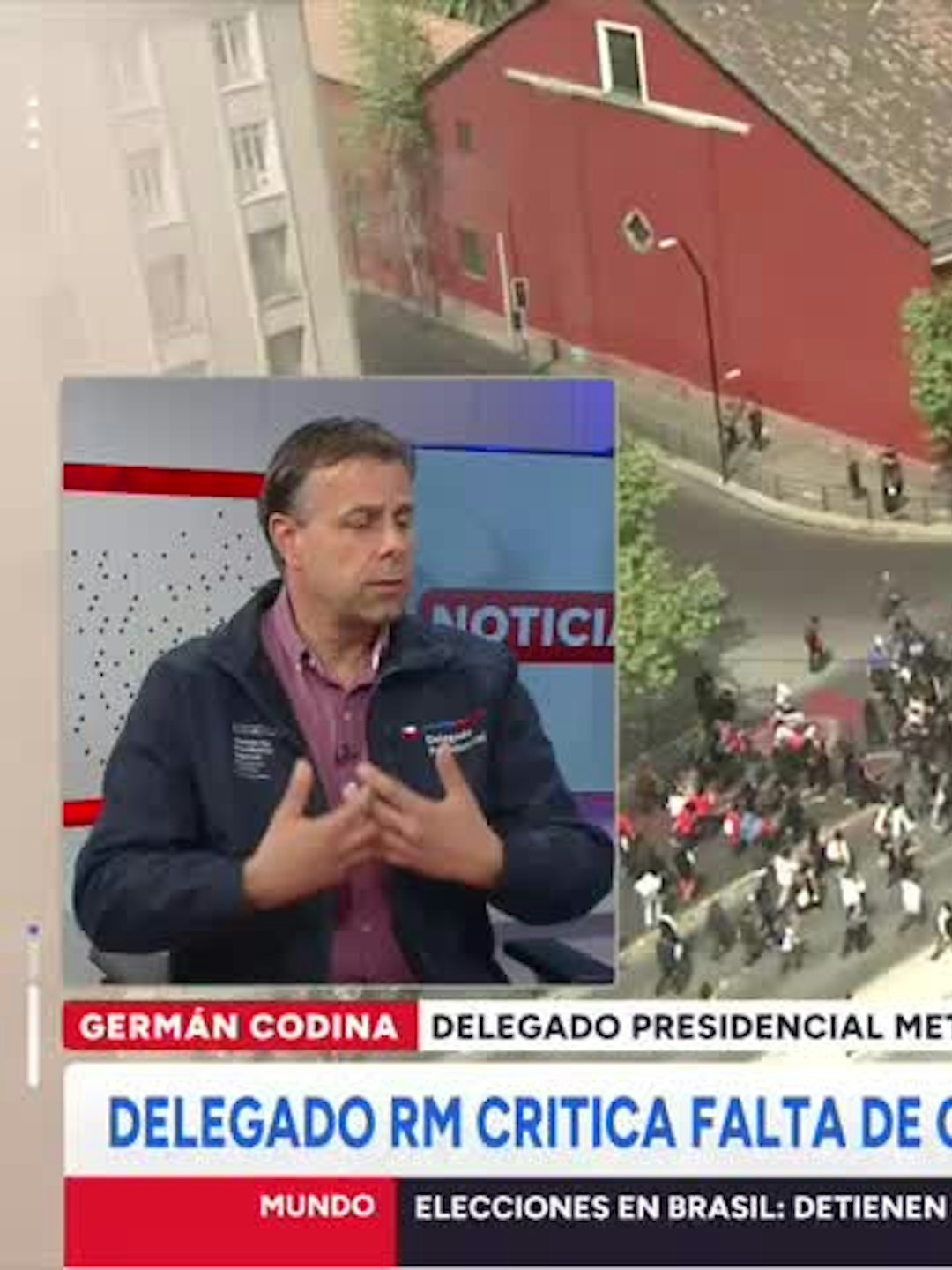 Codina e incidentes en marcha Confech: “Culpar a Carabineros es injusto cuando vimos la violencia”