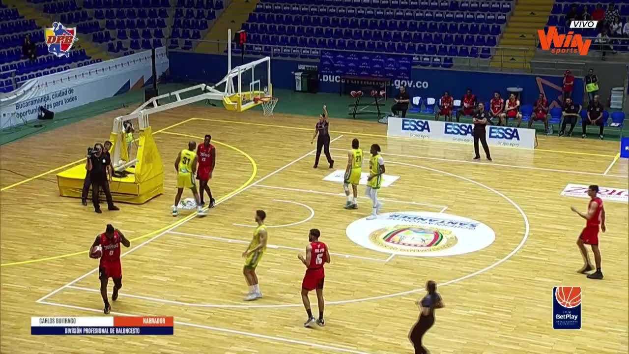 Liga BetPlay de Baloncesto: Búcaros vs. Toros del Valle 