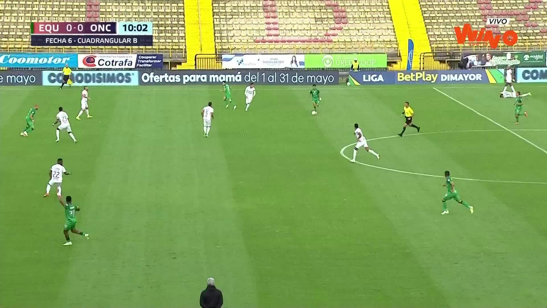  Liga BetPlay Dimaor 2024 - I: Equidad vs. Once Caldas (Cuadrangulares: Fecha 6) 