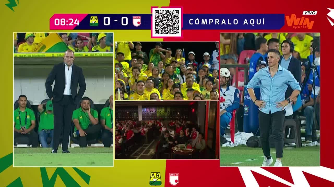 Juego Al Aire: Bucaramanga vs. Santa fe (Final Ida) 