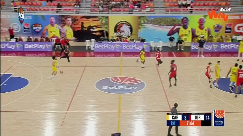 Liga BetPlay de Baloncesto: Caribbean vs. Toros
