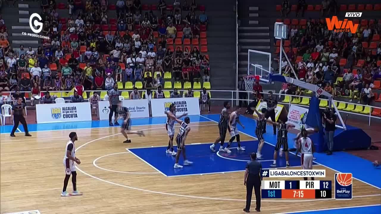 Liga BetPlay de Baloncesto: Motilones vs. Piratas