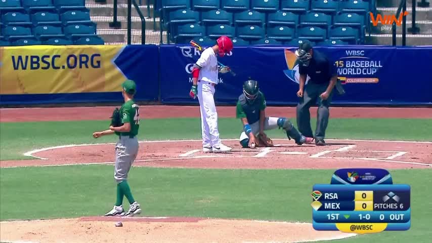 Copa Mundial de Beisbol Sub-15: Sudáfrica vs. México 