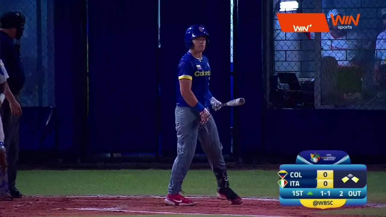 Copa Mundial de Beisbol Sub-15: Colombia vs. Italia