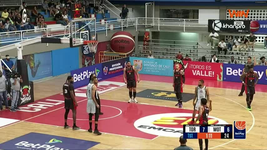 Liga BetPlay de Baloncesto 2024 - II: Toros vs. Motilones