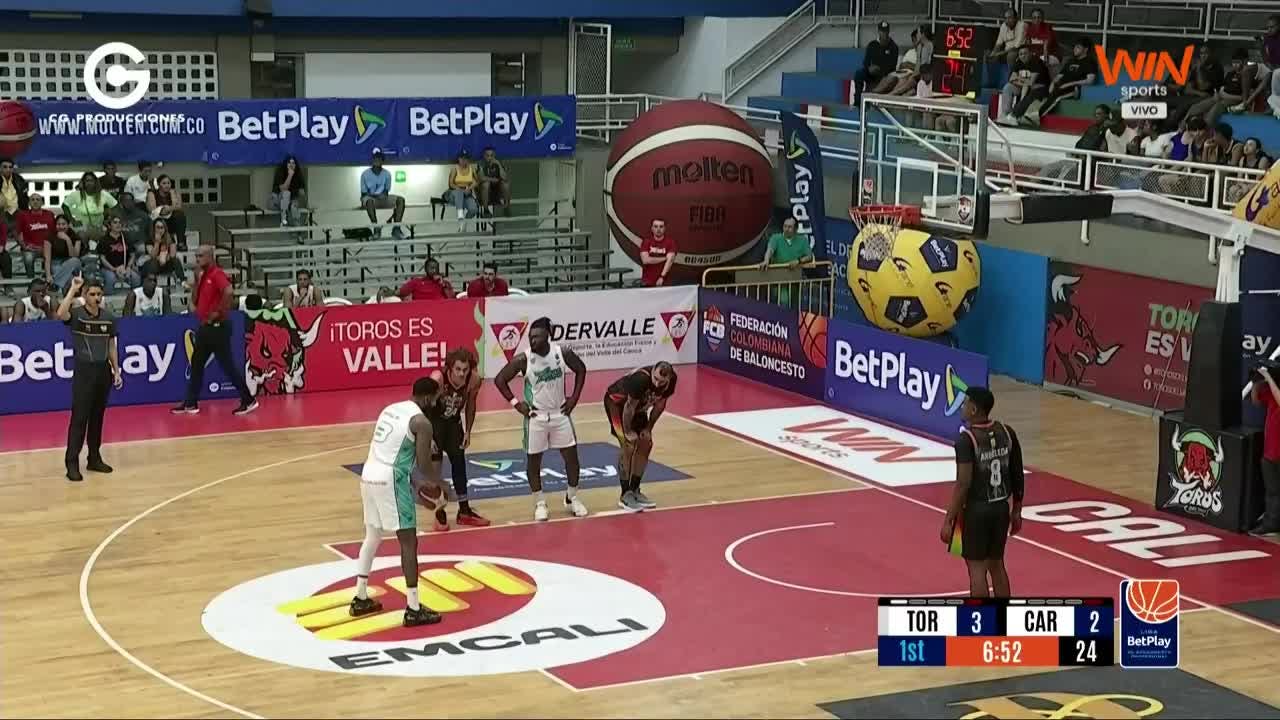 Liga BetPlay de Baloncesto 2024 - II: Toros vs. Caribbean