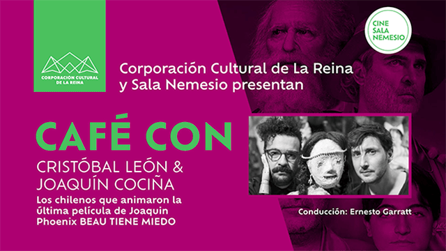 Café con Crsitobal León y Joaquin Cociña