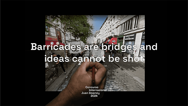 Barricades are bridges and ideas cannot be shot - Johannes Gierlinger (AUT)