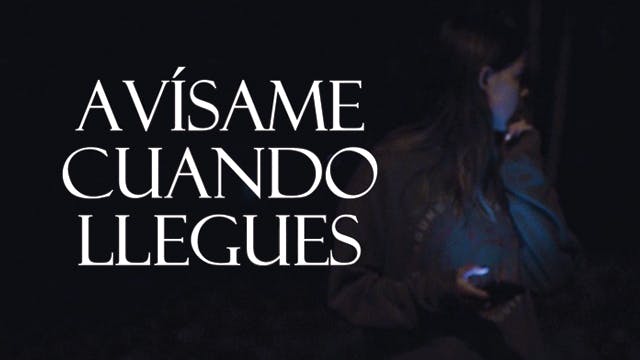 Avísame cuando llegues • Gonzalo Manzo Silva