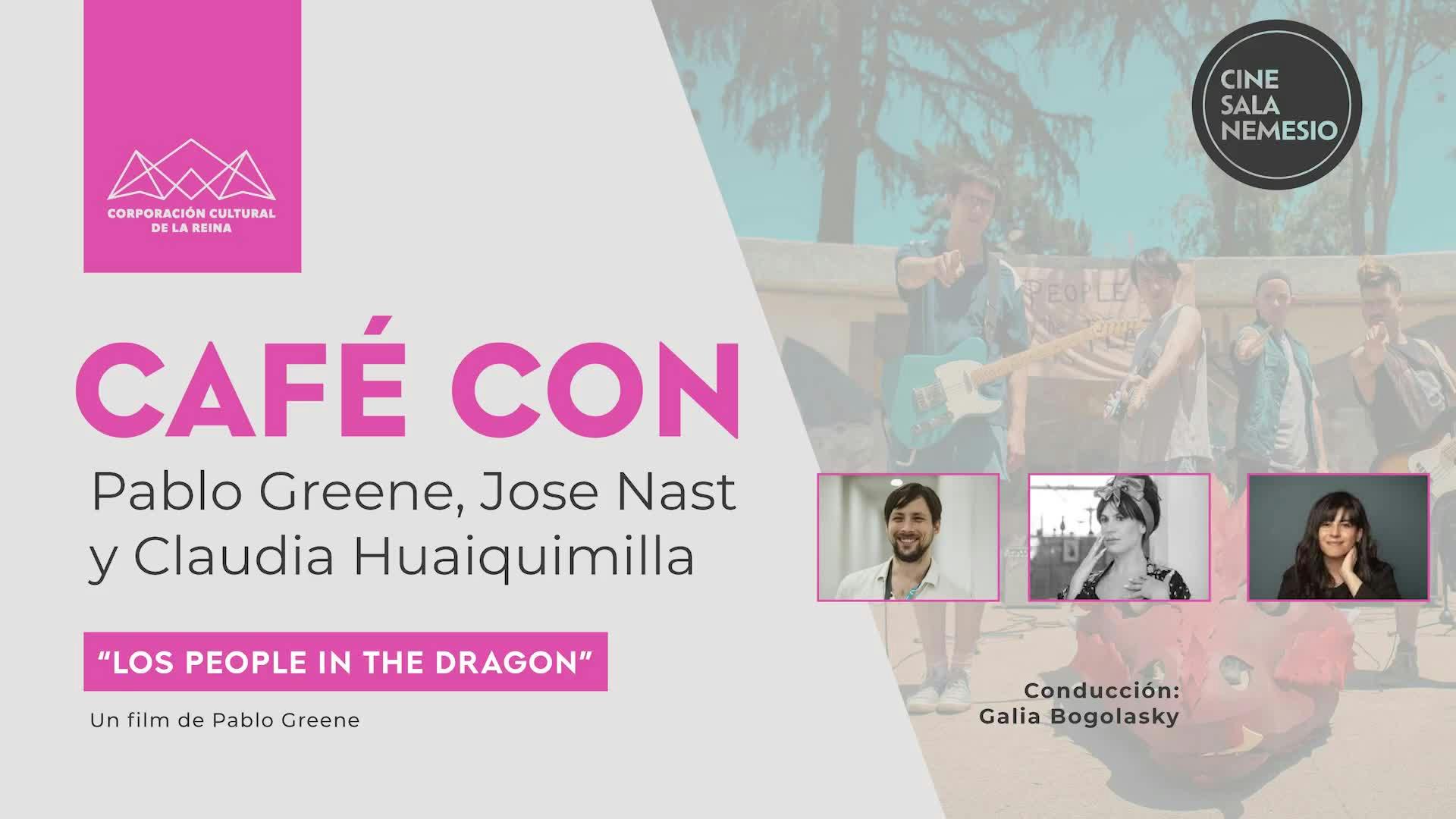 Café Con Pablo Greene, José Nast y Claudia Huaiquimilla