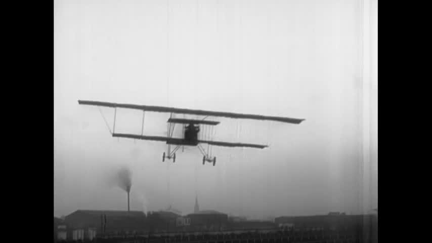 La caída del aviador Ruiz en el Hipódromo Chile