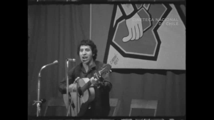 Presentación de Quilapayún, Víctor Jara y Aparcoa
