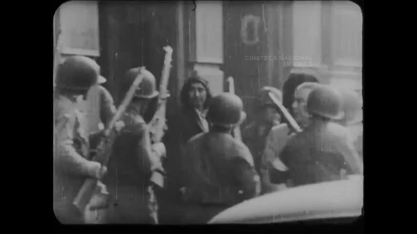 Violencia política: alzamiento, allanamientos. Tanquetazo