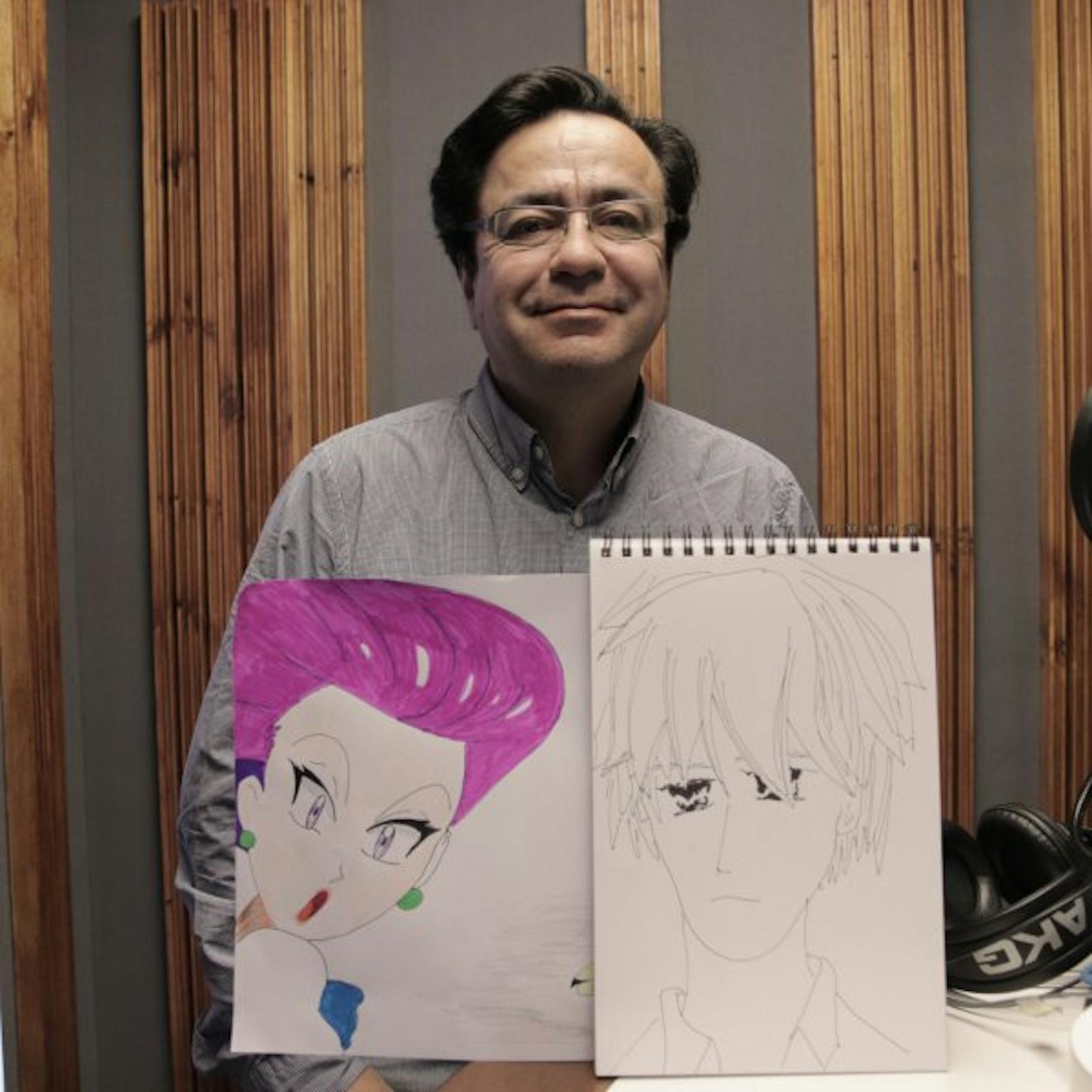 Claudio Fuentes: dibujante aficionado, influenciado por Astérix, Mafalda y luego por el Manga
