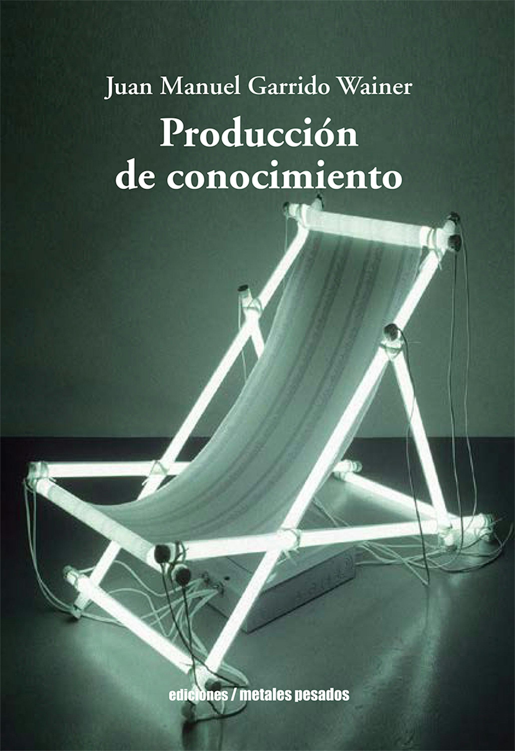 Juan Manuel Garrido y libro Producción de conocimiento