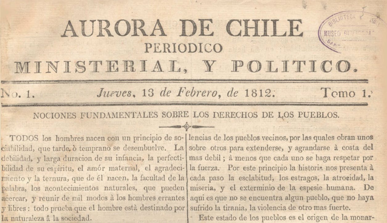 ¿Cómo se vincula con el proceso constituyente? El Profesor Peralta y la importancia republicana de la Aurora de Chile