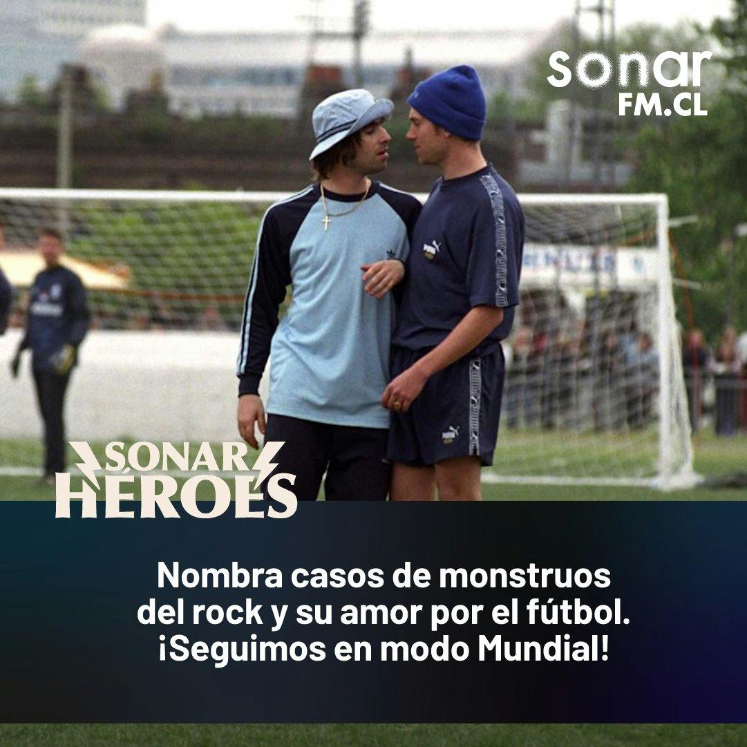 21/11 Monstruos del rock y su amor por el fútbol