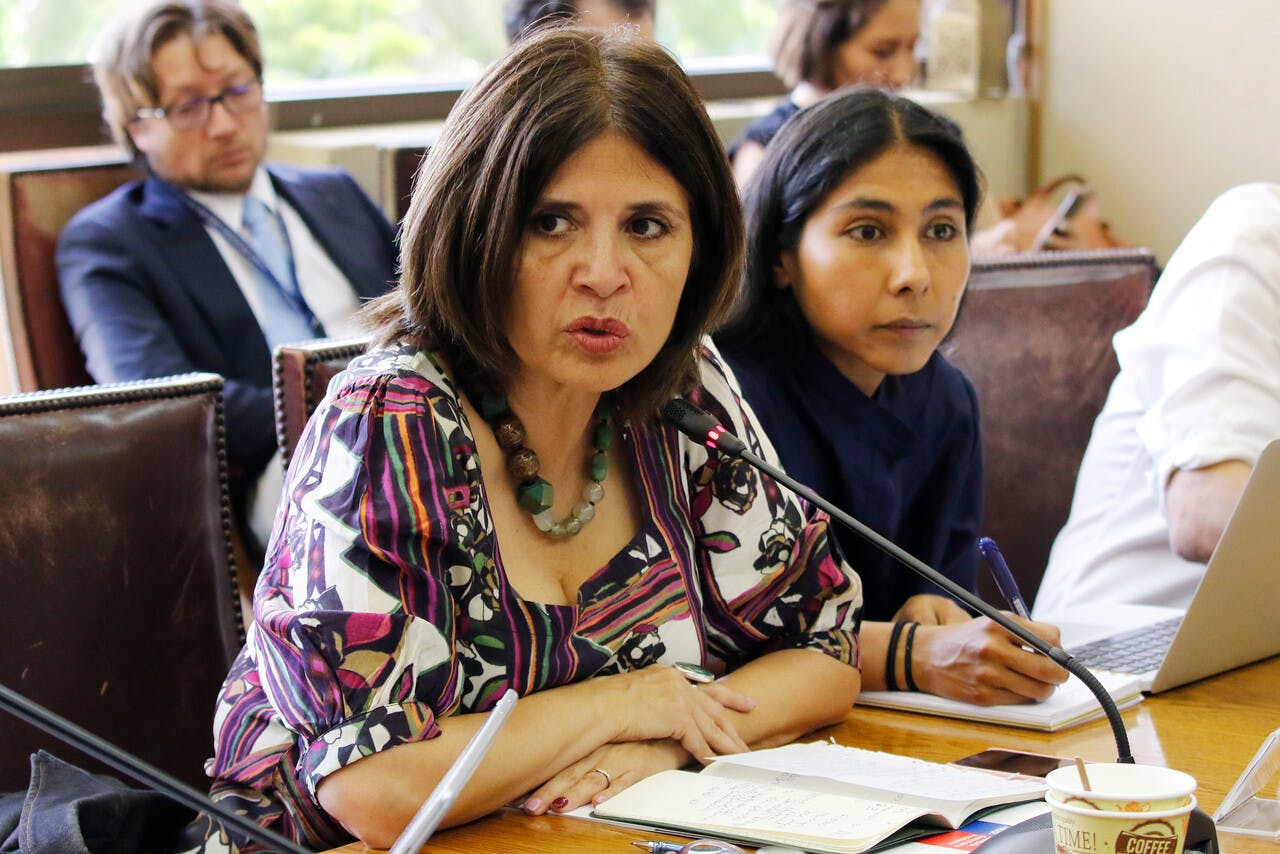 Ministra de Justicia Marcela Ríos