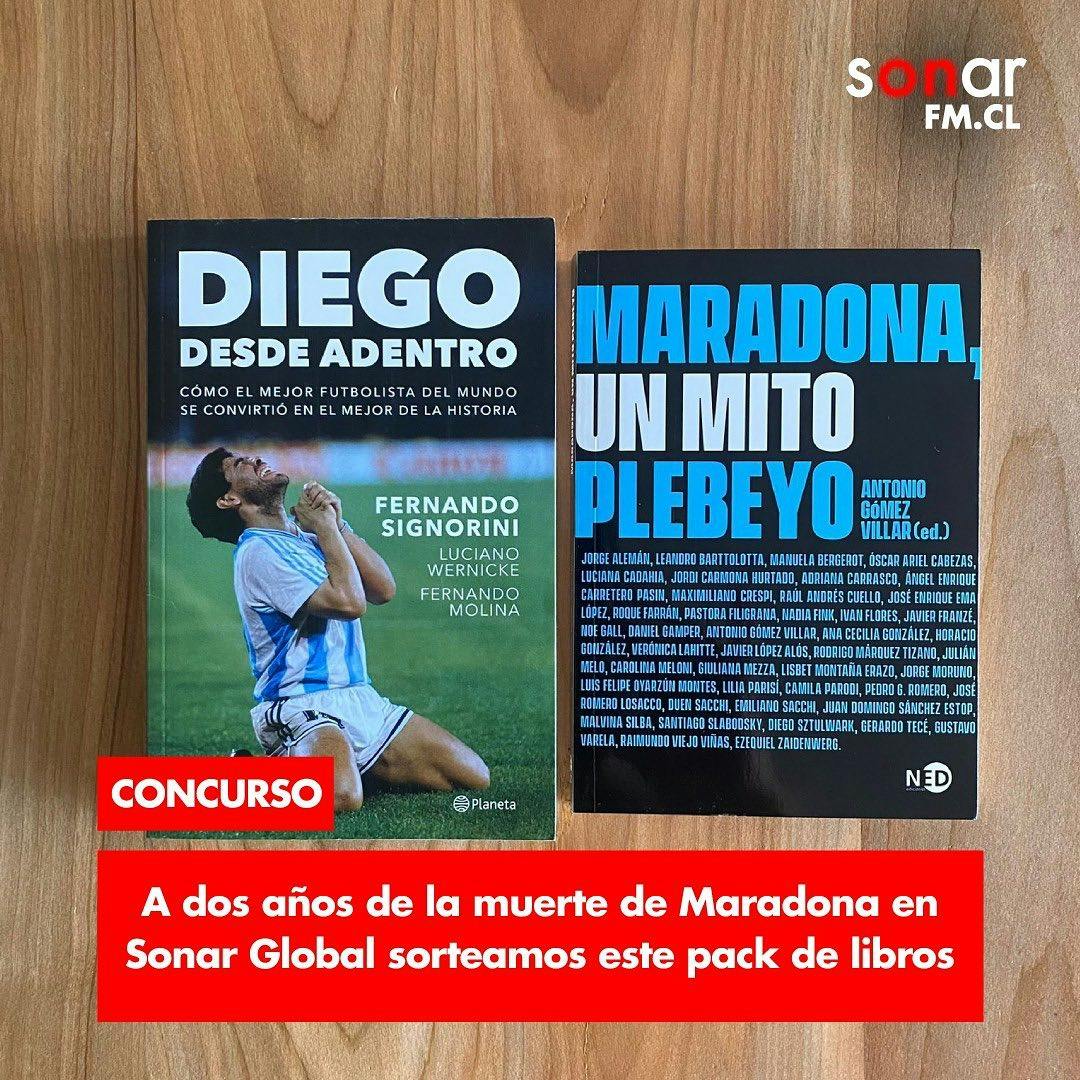 Recomendamos libros futboleros: “Diego desde adentro de Fernando Signorini y “Maradona, un mito plebeyo” de Antonio Gómez Villar