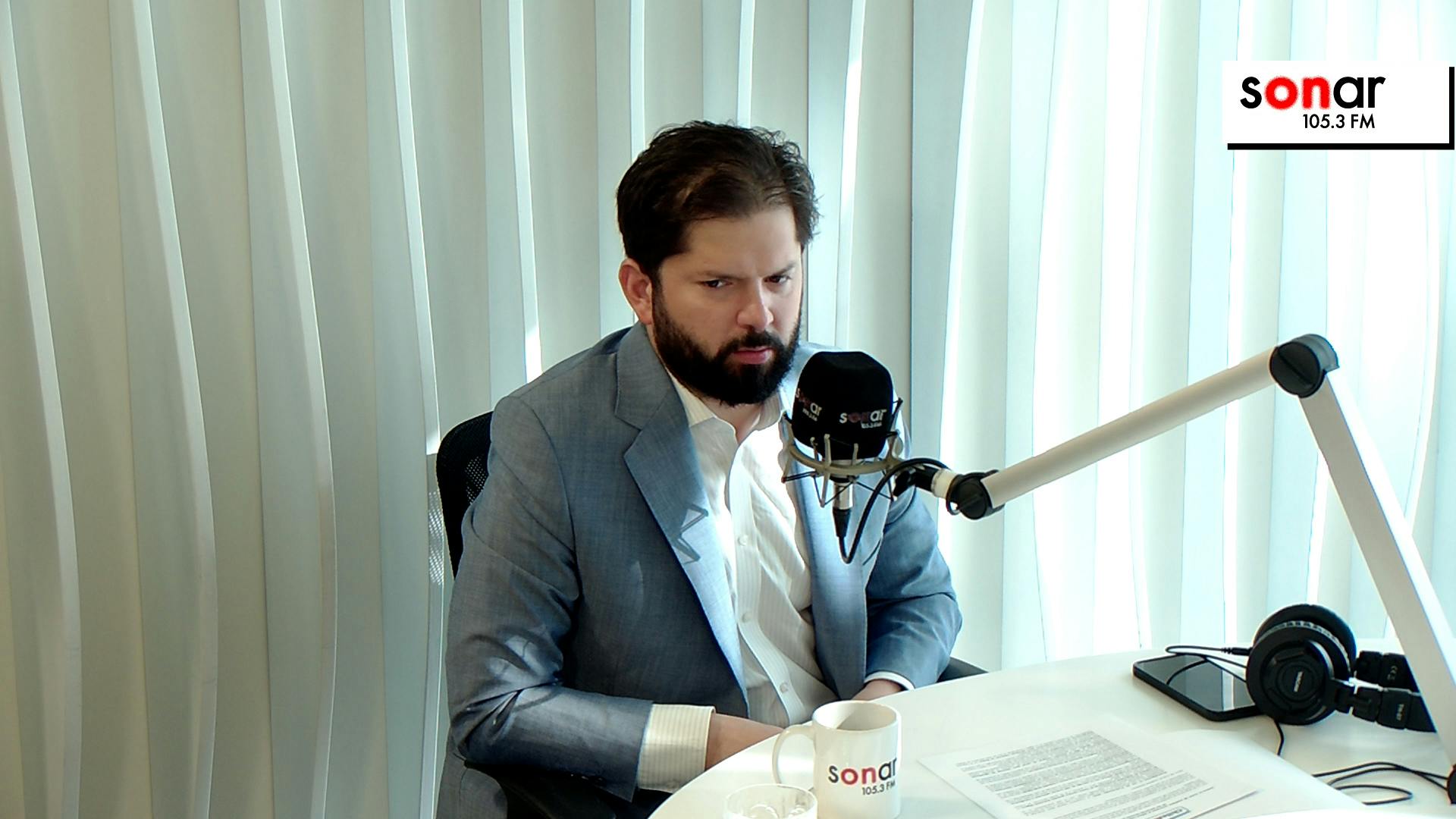 Presidente Gabriel Boric en el Sonar Informativo