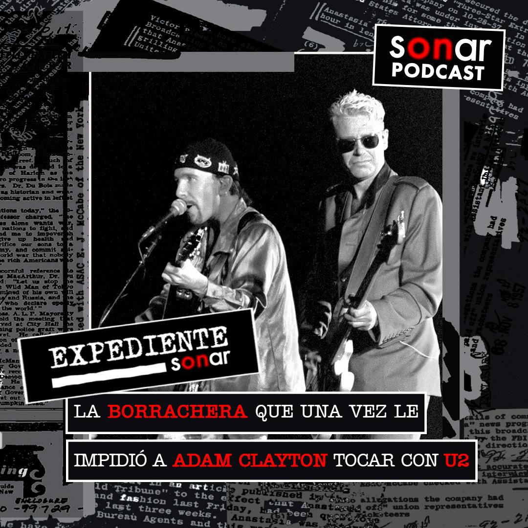 La borrachera que una vez le impidió a Adam Clayton tocar con U2