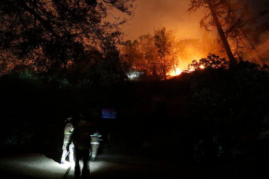 23/12 Conaf actualizó la situación del incendio en Viña del Mar